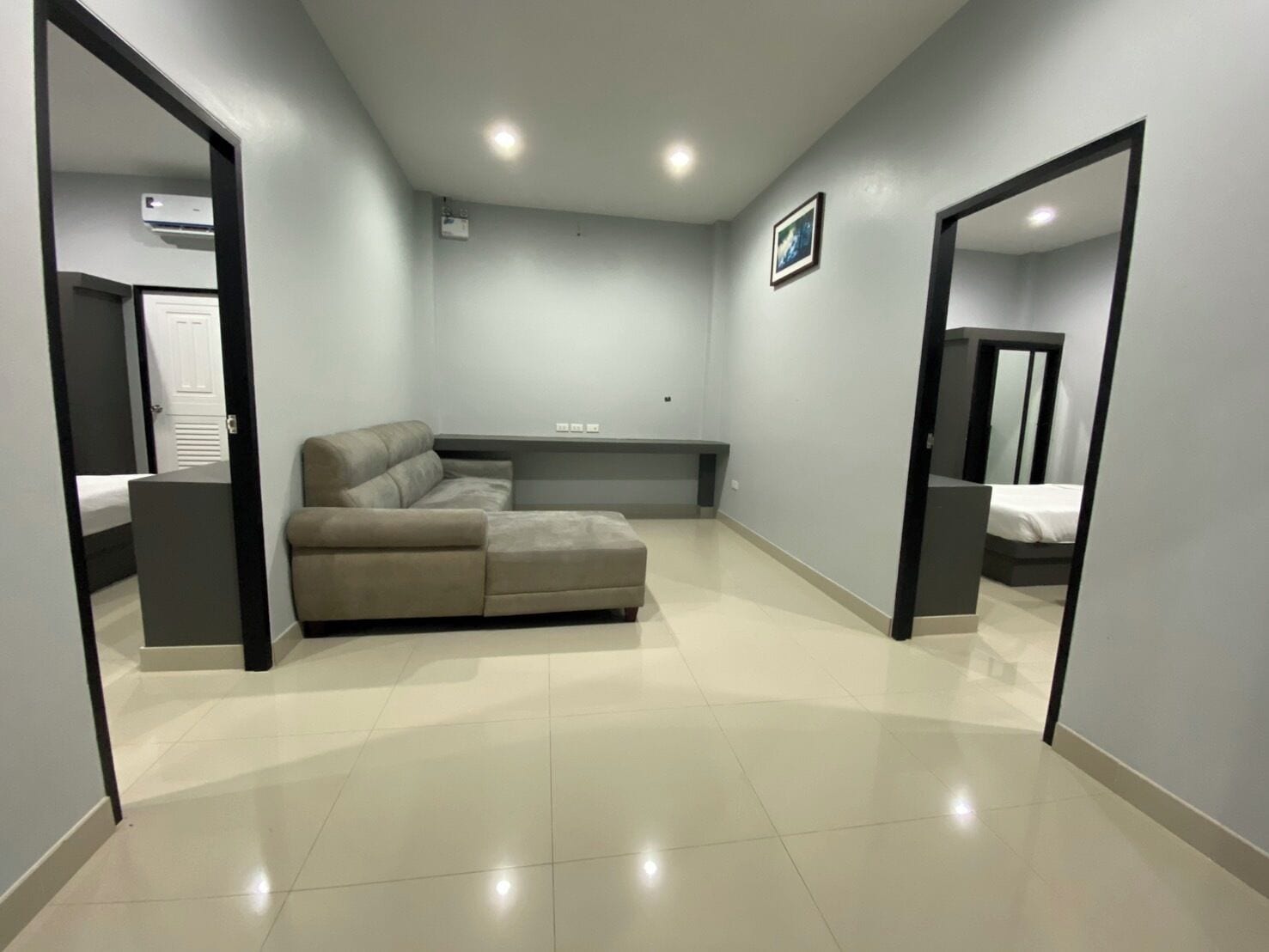 family room, 2 double beds | blackout curtains, free wifi