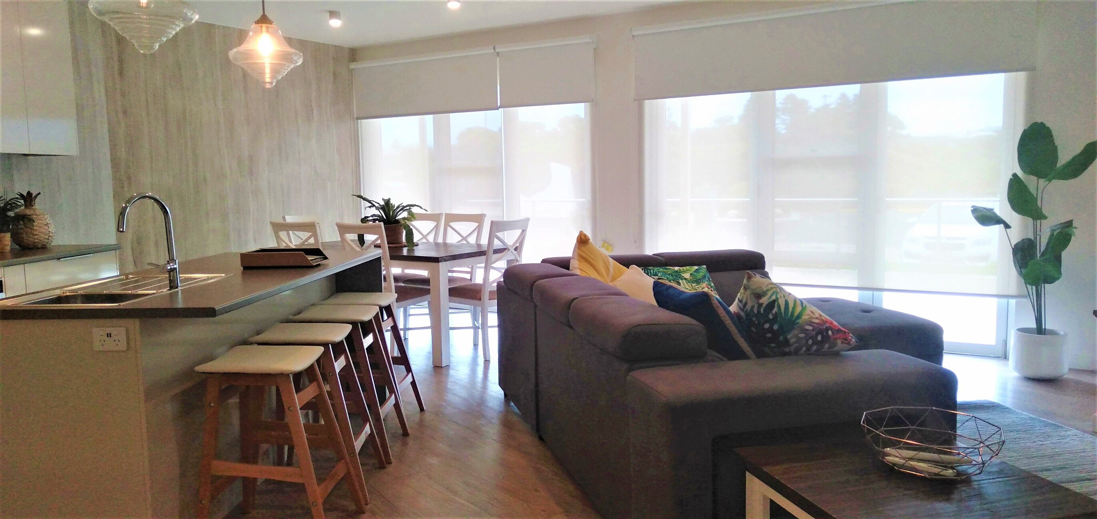 Apartamento superluxo, 2 quartos, no piso térreo | Área de estar