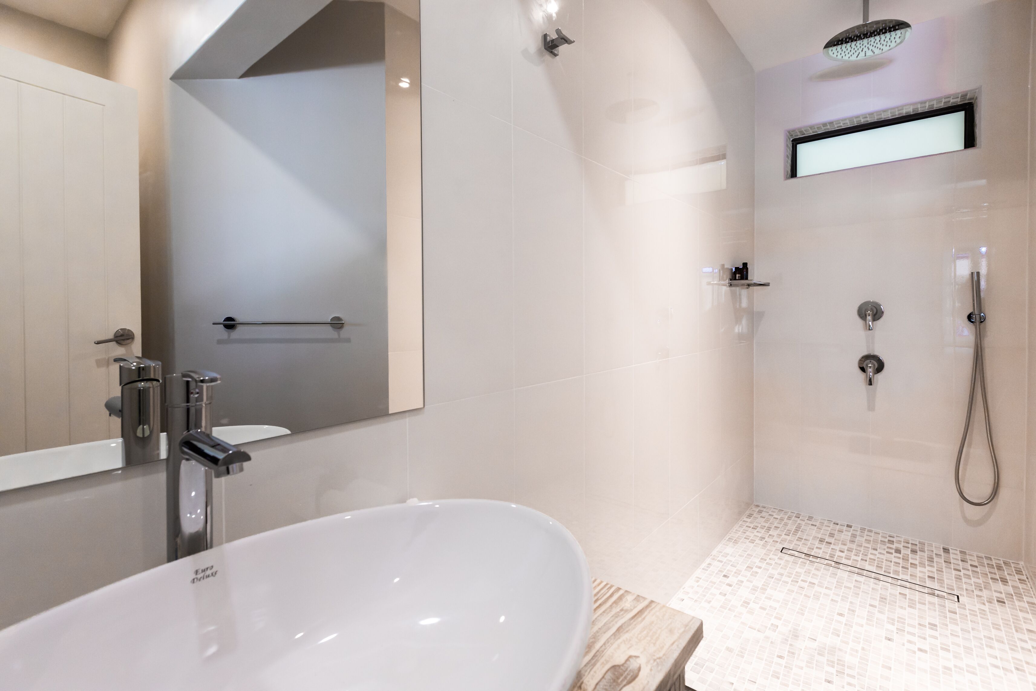 free toiletries, hair dryer, towels