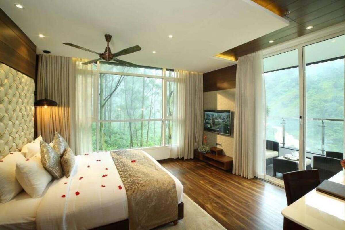 Ropa de cama de alta calidad y minibar