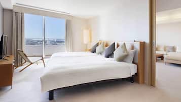 Coffres-forts dans les chambres, bureau, rideaux occultants