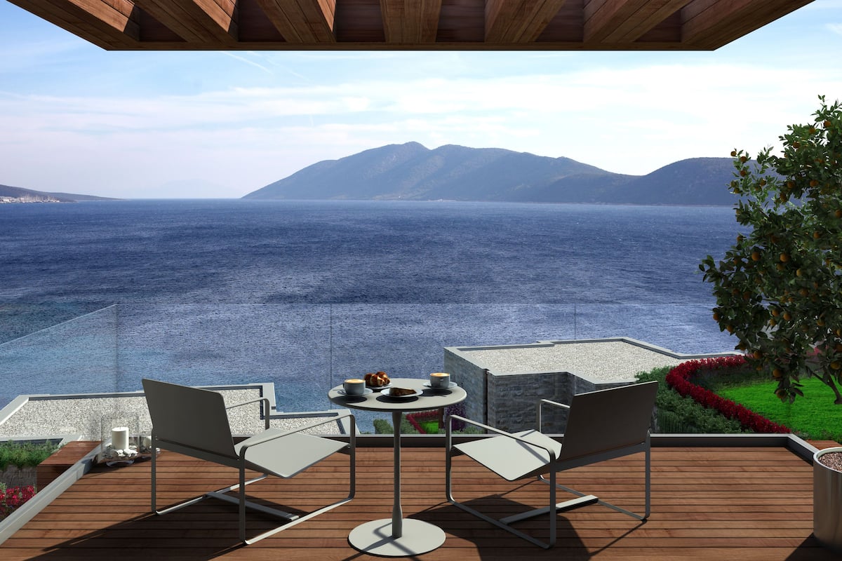 Signature Suite, 1 King Bed, Beach View, Beachfront | Balcony view