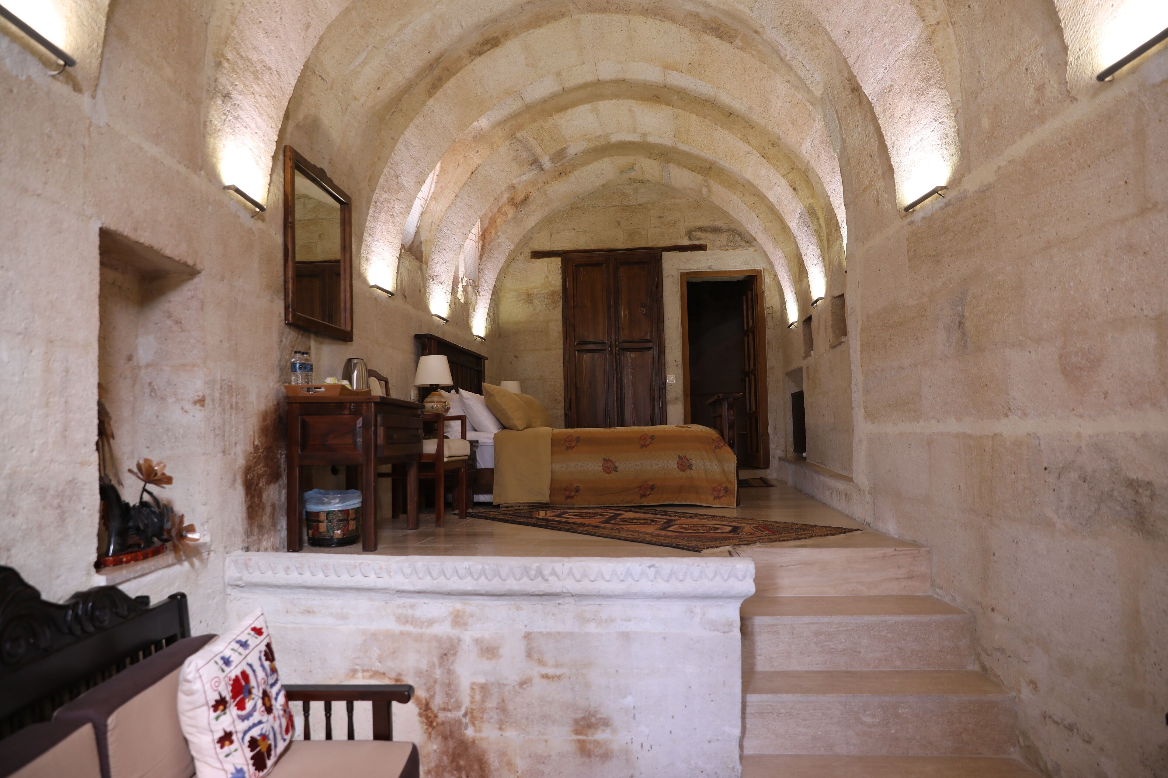 suite with turkish bath | egyptian cotton sheets, premium bedding, desk, soundproofing