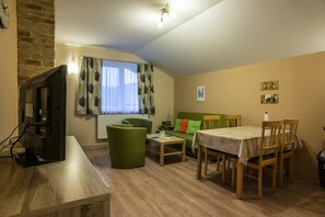 Apartment, 2 Bedrooms, Balcony | In-room dining - Penzión Pod Guglom (Mlynky)