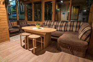 Apartment, 2 Bedrooms, Garden Area | Terrace/patio - Penzión Pod Guglom (Mlynky)