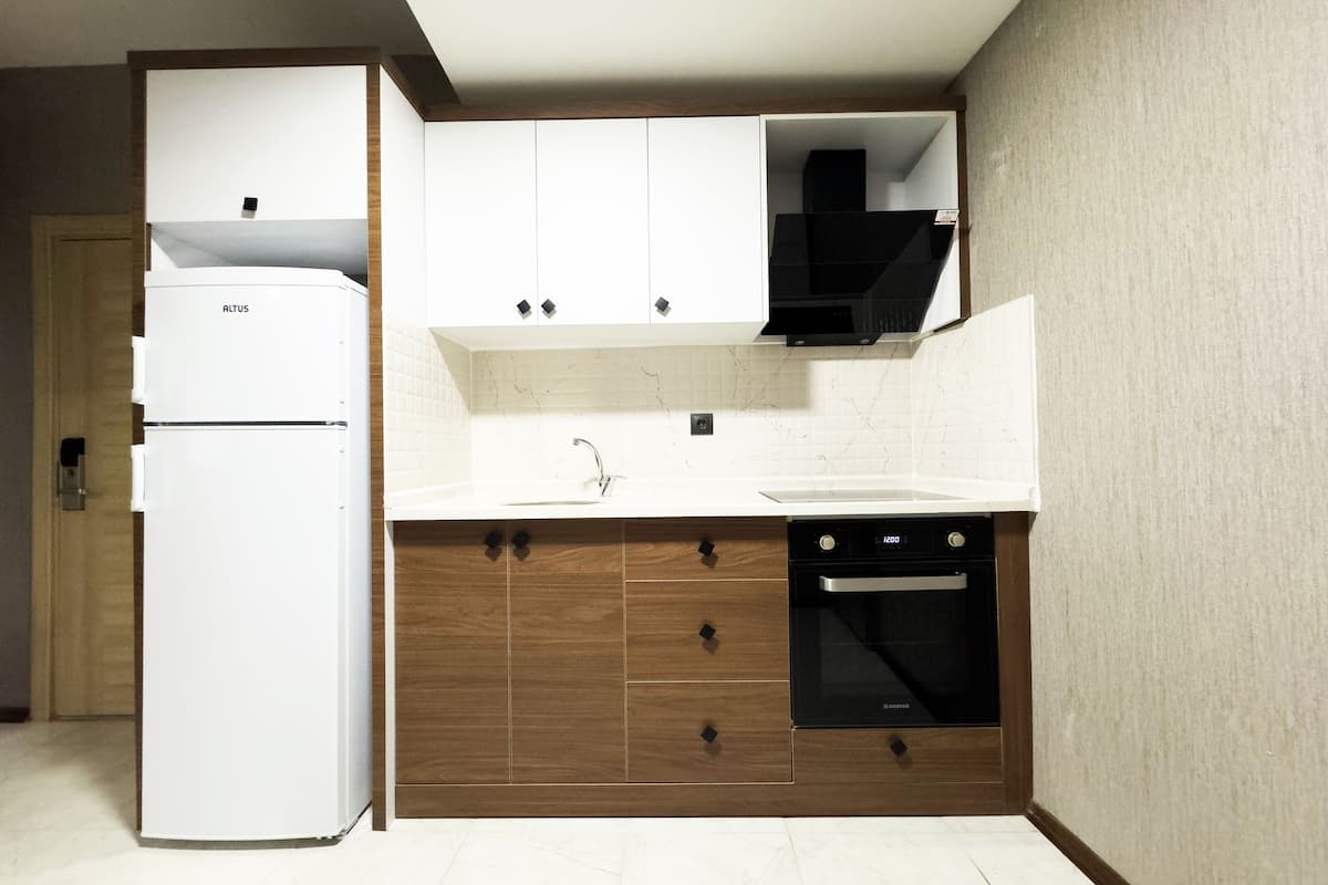 family condo, annex building | private kitchen | electric kettle