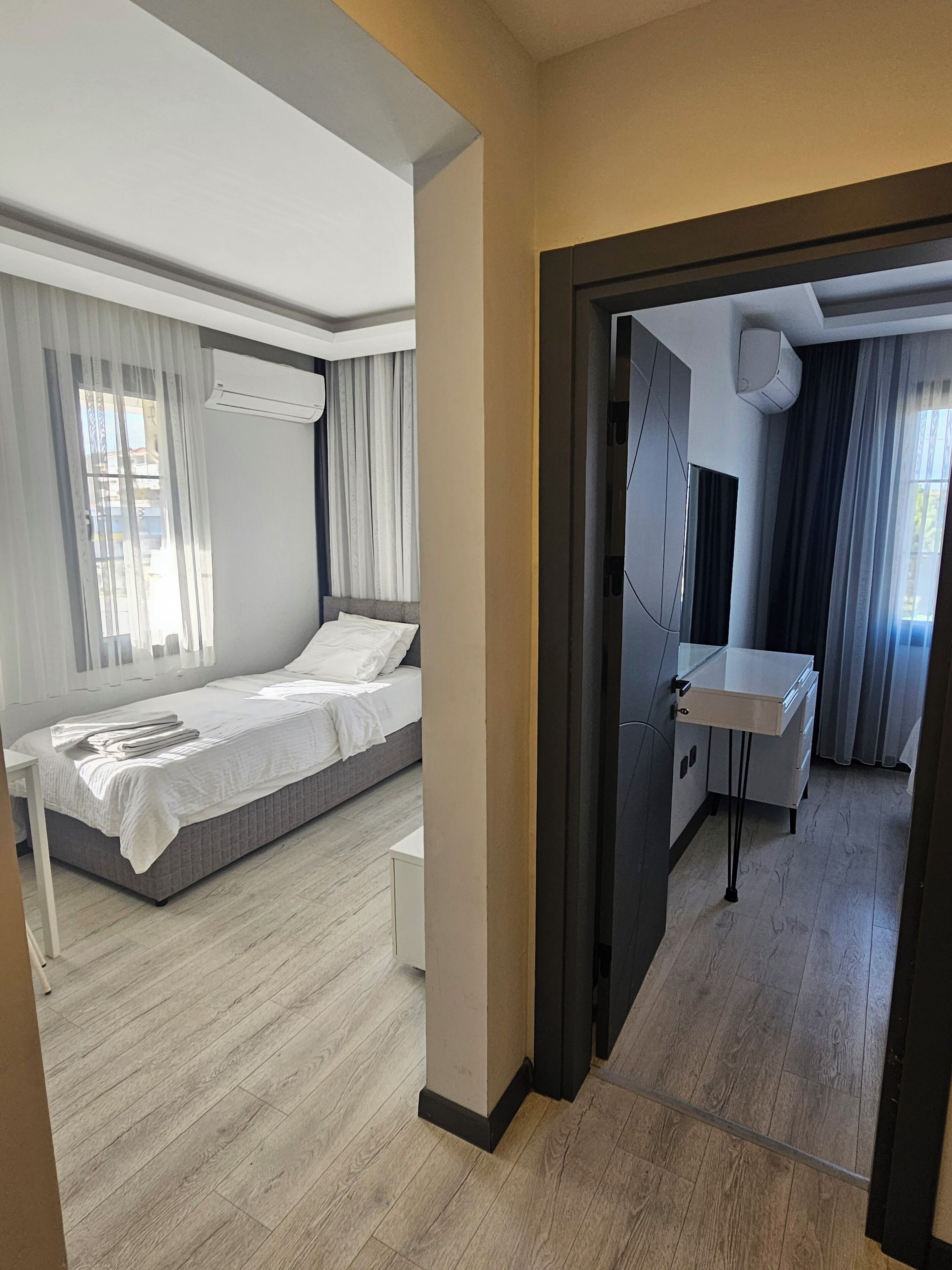 Apartemen Keluarga | Brankas, Wi-Fi gratis, dan seprai linen