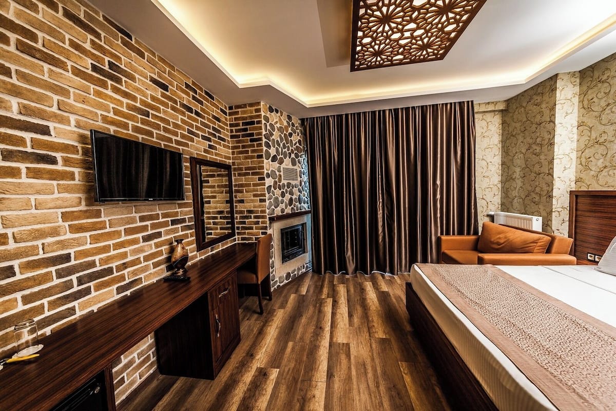 Habitación Deluxe, chimenea, vistas al lago | Vistas al lago