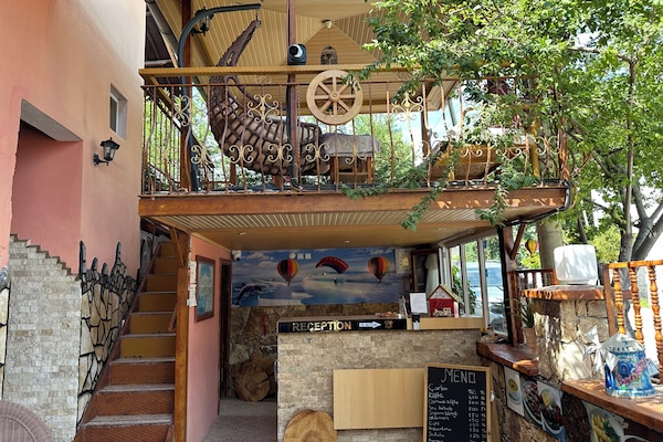 Façade de lâhĂ©bergement