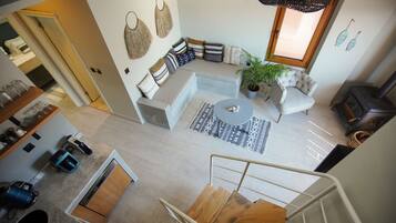 Apartment, 2 Bedrooms, Partial Sea View | Premium bedding, minibar, in-room safe, individually decorated