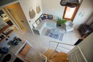 Apartment, 2 Bedrooms, Partial Sea View | Premium bedding, minibar, in-room safe, individually decorated