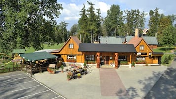 Overnatningsstedets facade