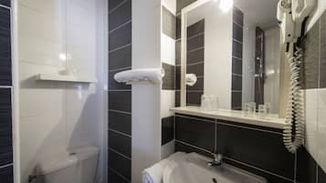 Free toiletries, hair dryer, towels
