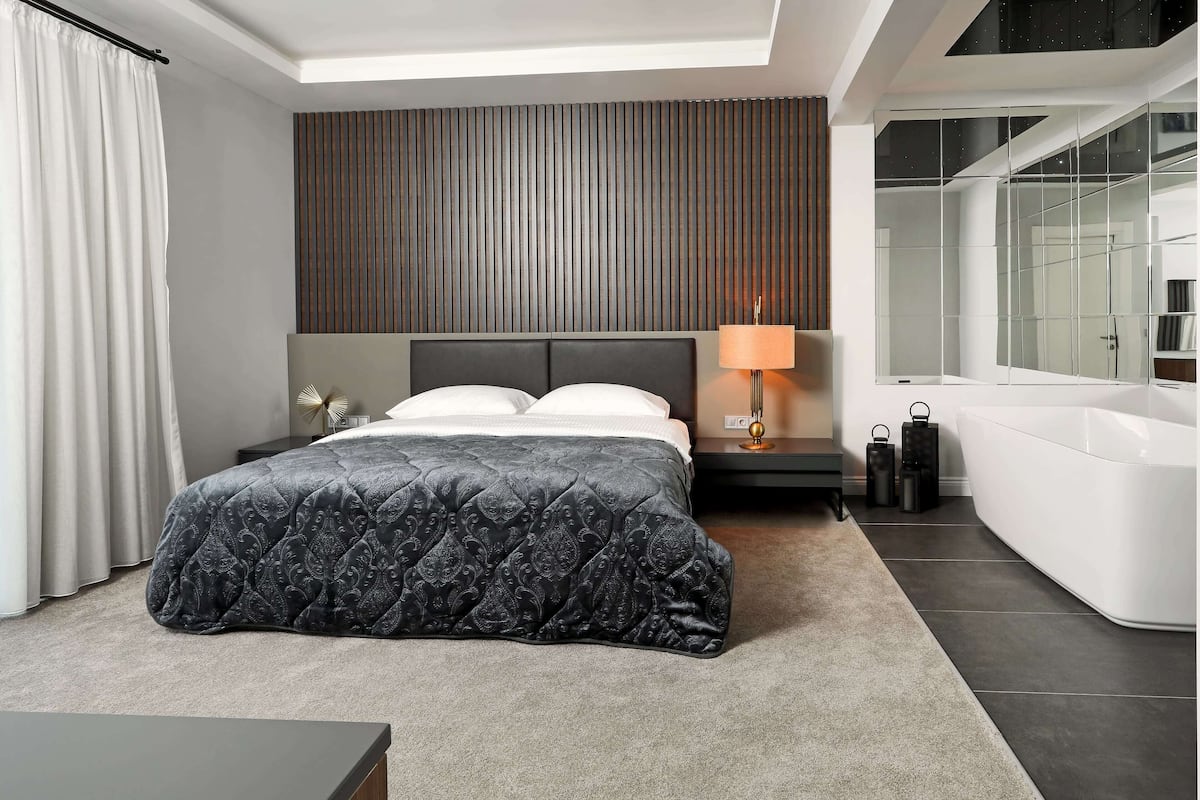 Luxe kamer, uitzicht op meer | Luxe beddengoed, Select Comfort-bedden, een minibar