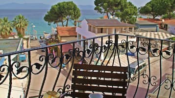Blick vom Balkon