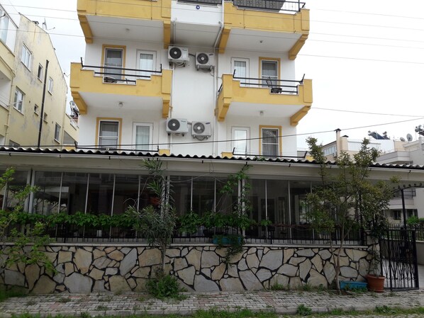 Façade de l’hébergement