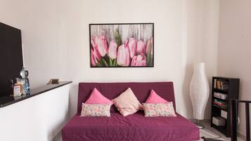 Apartment, 1 Bedroom | Living area | Flat-screen TV