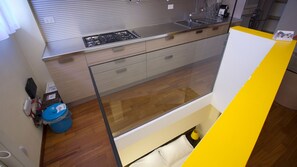 Lägenhet (2 Bedrooms) | Eget kök | Kylskåp, mikrovågsugn, ugn och spishäll