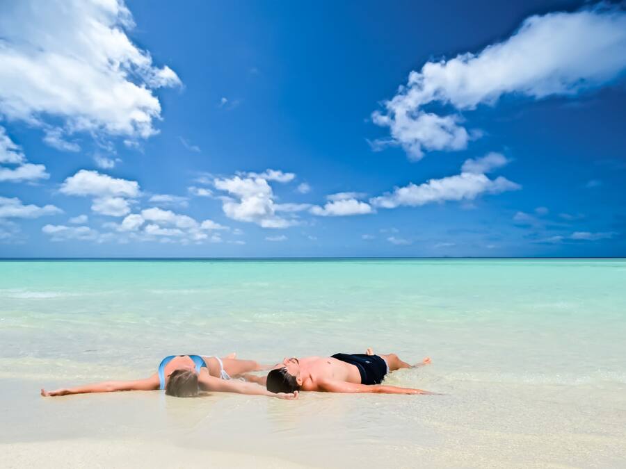 Private beach nearby