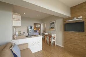 Room, 1 King Bed, Sea View, Oceanfront | Living room - Le Nautique Luxury Beachfront Apartments (Mahé Island)