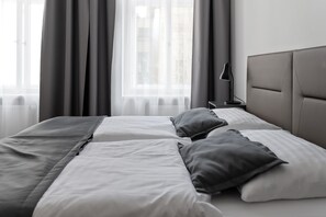 Deluxe appartement | 1 slaapkamer, hypoallergeen beddengoed, een kluis op de kamer