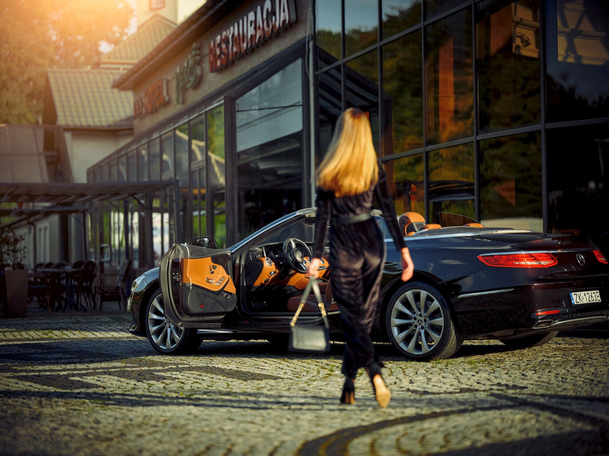 front of property – evening/night