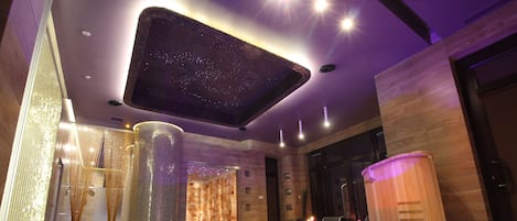 Sauna, bain à remous, hammam, soins corporels, gommages corporels