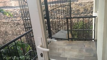 Blick von der Unterkunft