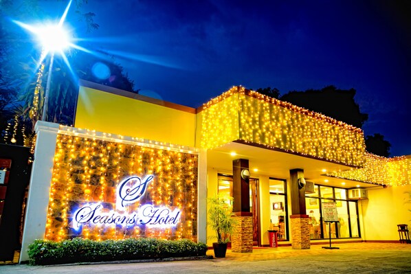 Front of property – evening/night