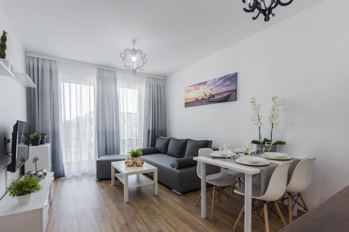 Appartement (Solna C408) | Salle de séjour | Télévision à écran plat