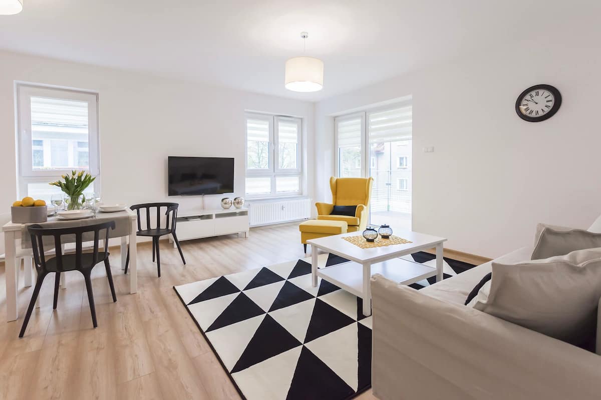 Appartement (Solna C103) | Salle de séjour | Télévision à écran plat