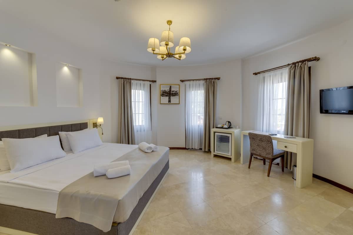 premium double room | 1 bedroom, minibar, in-room safe, laptop workspace