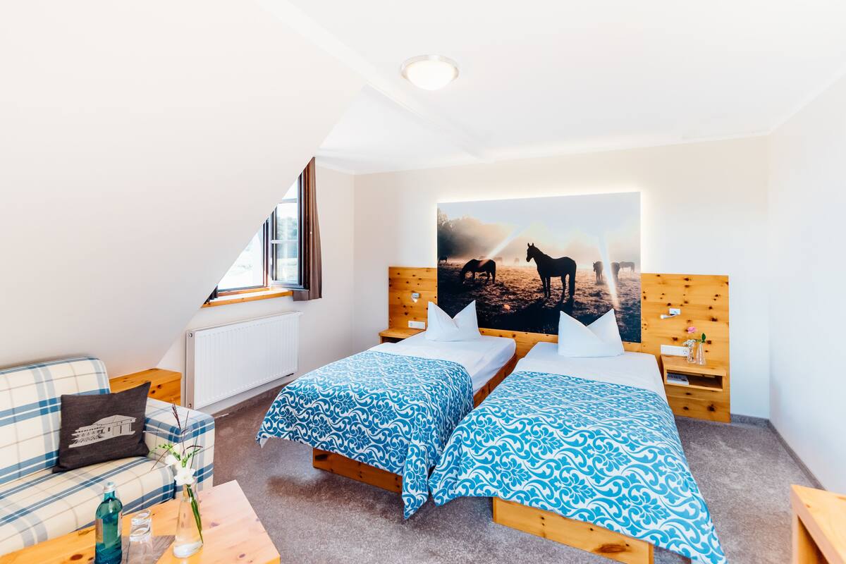 Double Room, Non Smoking, River View | In-room safe, desk, free WiFi, bed sheets