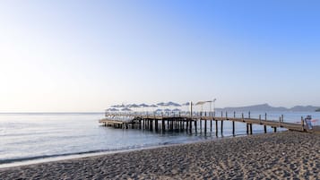Private beach nearby, sun loungers, beach umbrellas, beach towels