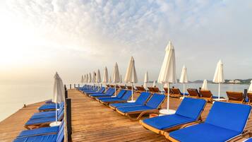 Private beach nearby, sun loungers, beach umbrellas, beach towels