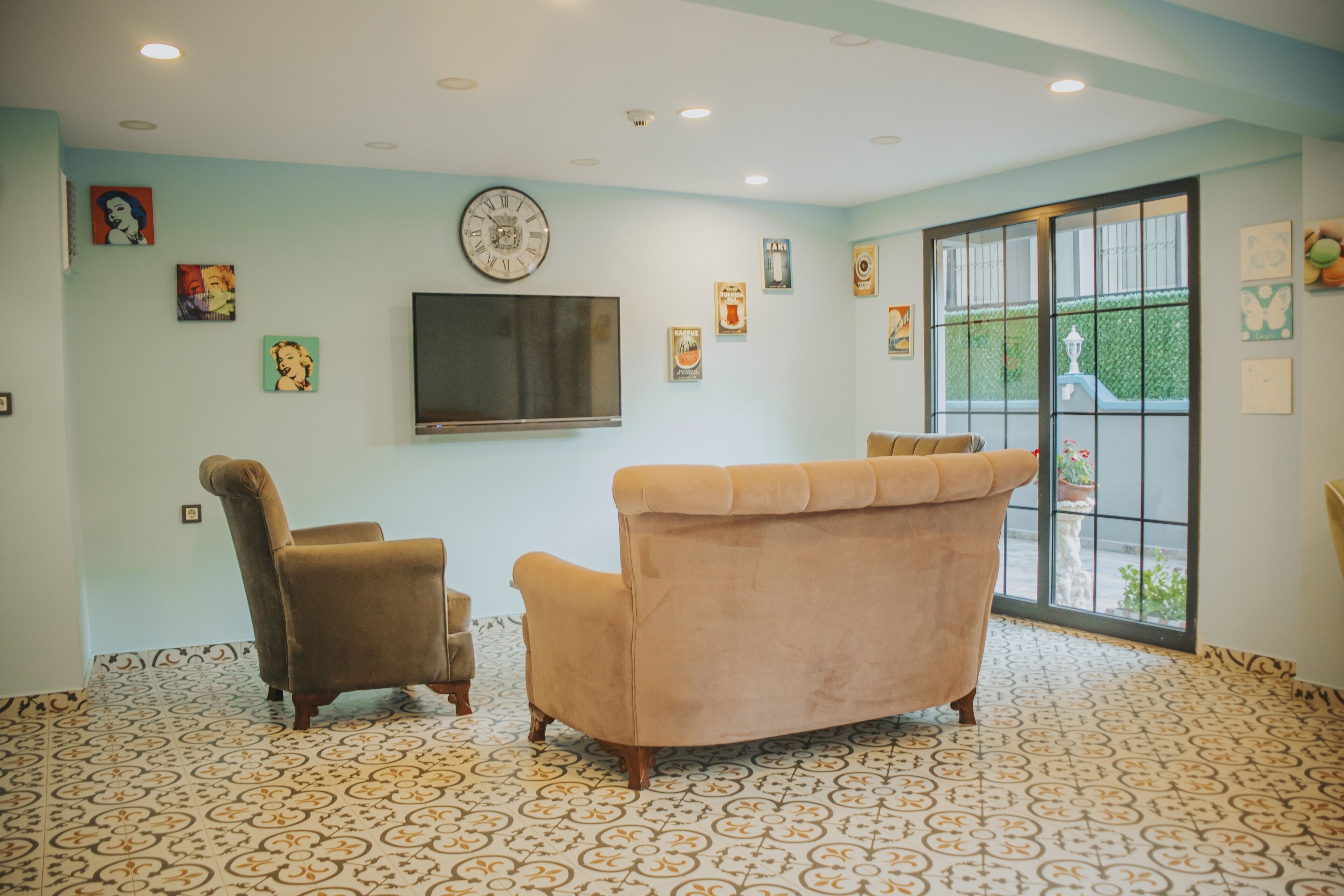 Lobby sitting area