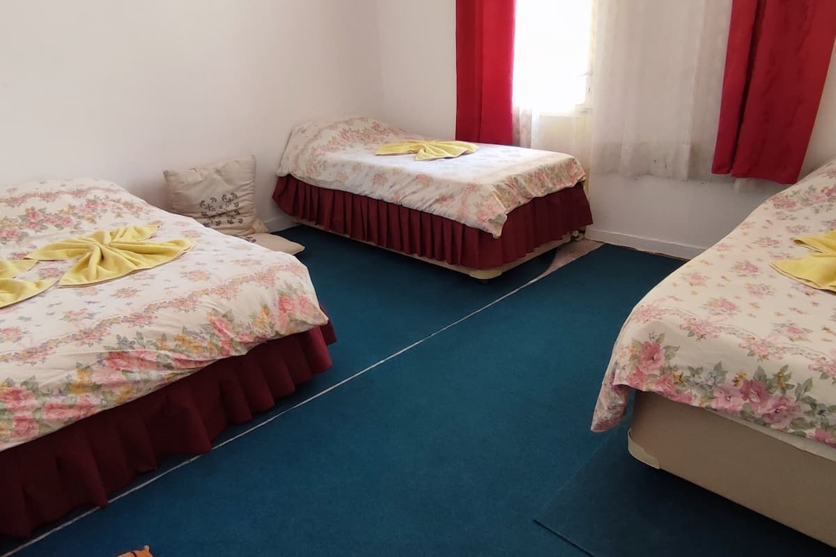 PENSION-1 Double+2 Single Bed(WC&Bathroom Outside)