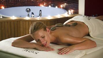 Sauna, steam room, Turkish bath, body treatments, facials