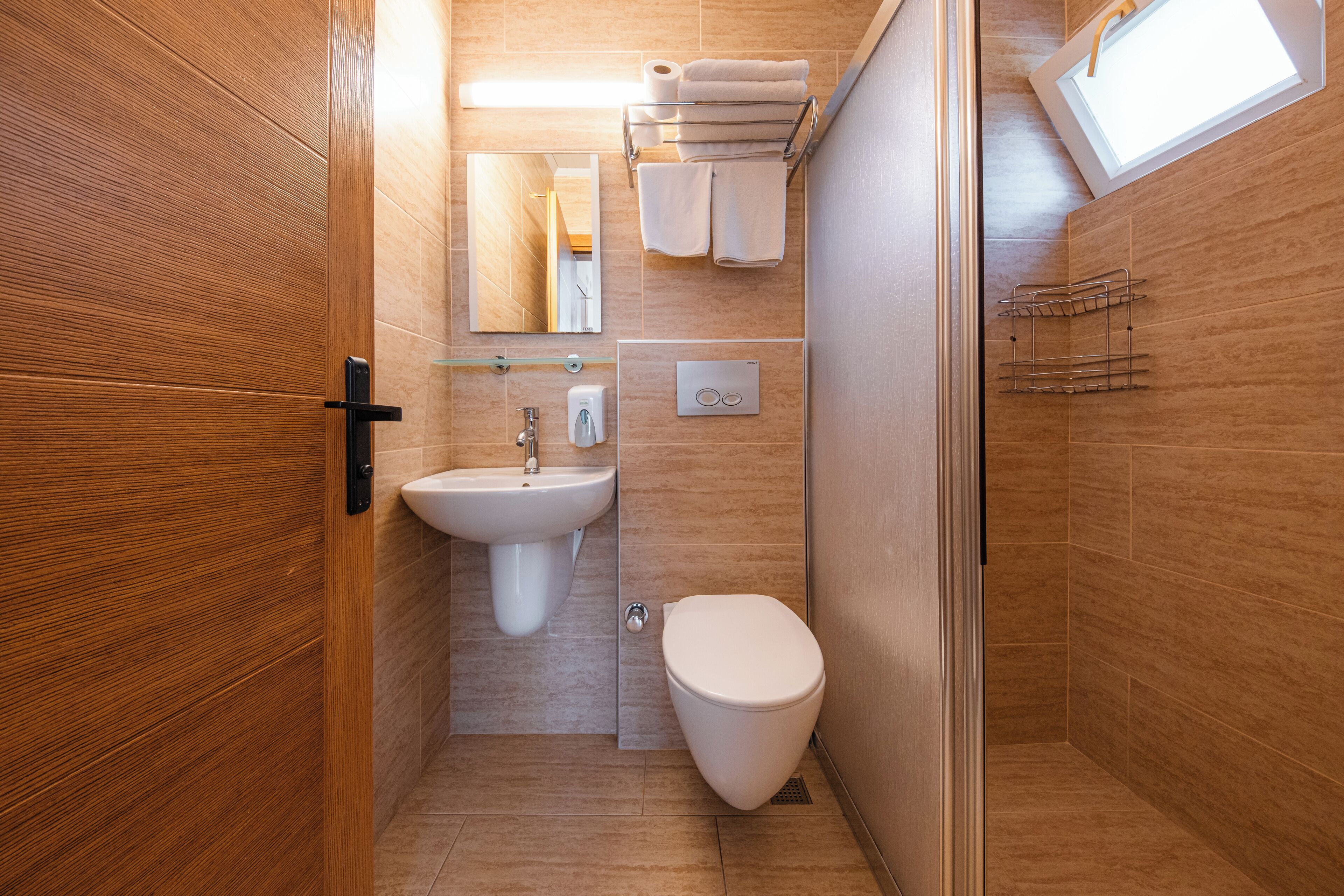 apartment, pool view | bathroom | shower, free toiletries, hair dryer, slippers