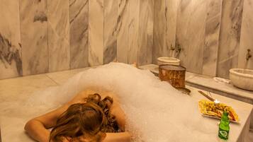 Hot tub, hot springs, Turkish bath, body treatments, prenatal massages