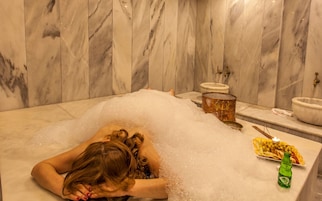 Hot tub, hot springs, Turkish bath, body treatments, prenatal massages