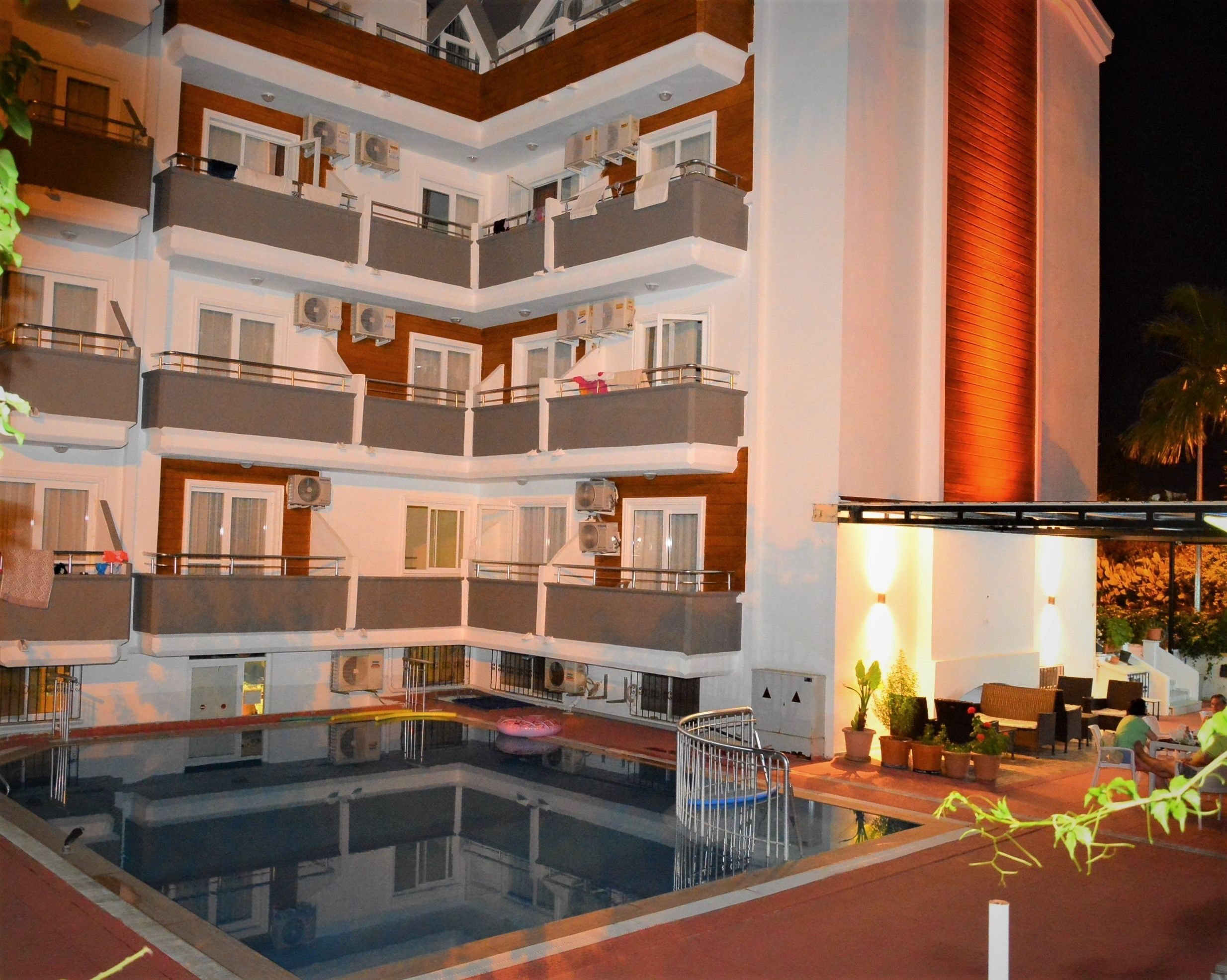 Front of property – evening/night