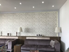 Sala de estar en el lobby