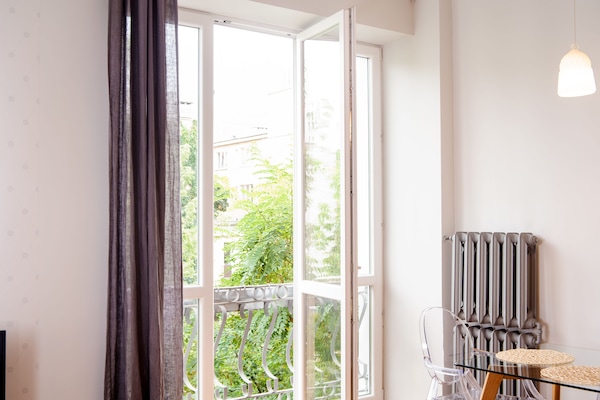 Apartment, 2 Bedrooms (10/16 Marszałkowska street) | Balcony view