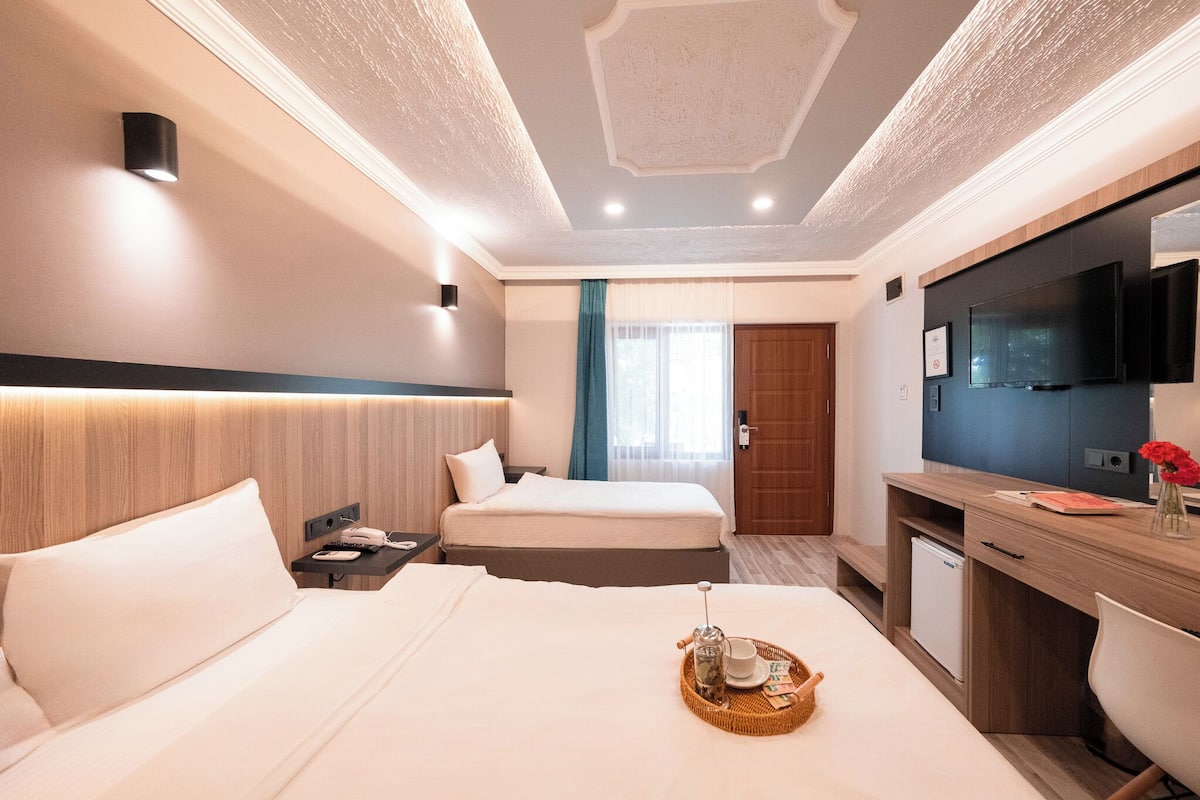 Habitación doble estándar | 1 habitación, ropa de cama de alta calidad, minibar y escritorio