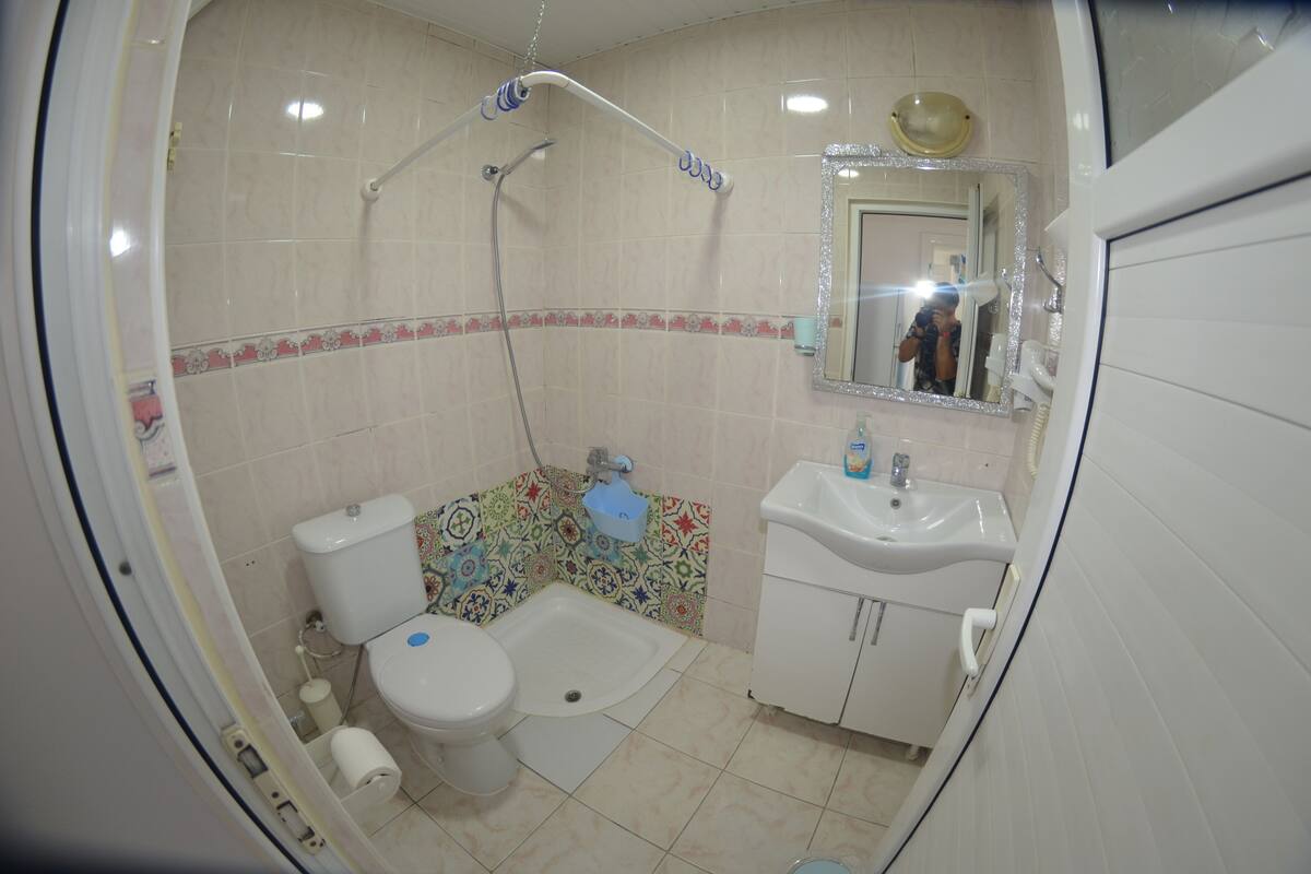 family apartment, 1 bedroom | bathroom | shower, hair dryer, slippers, towels