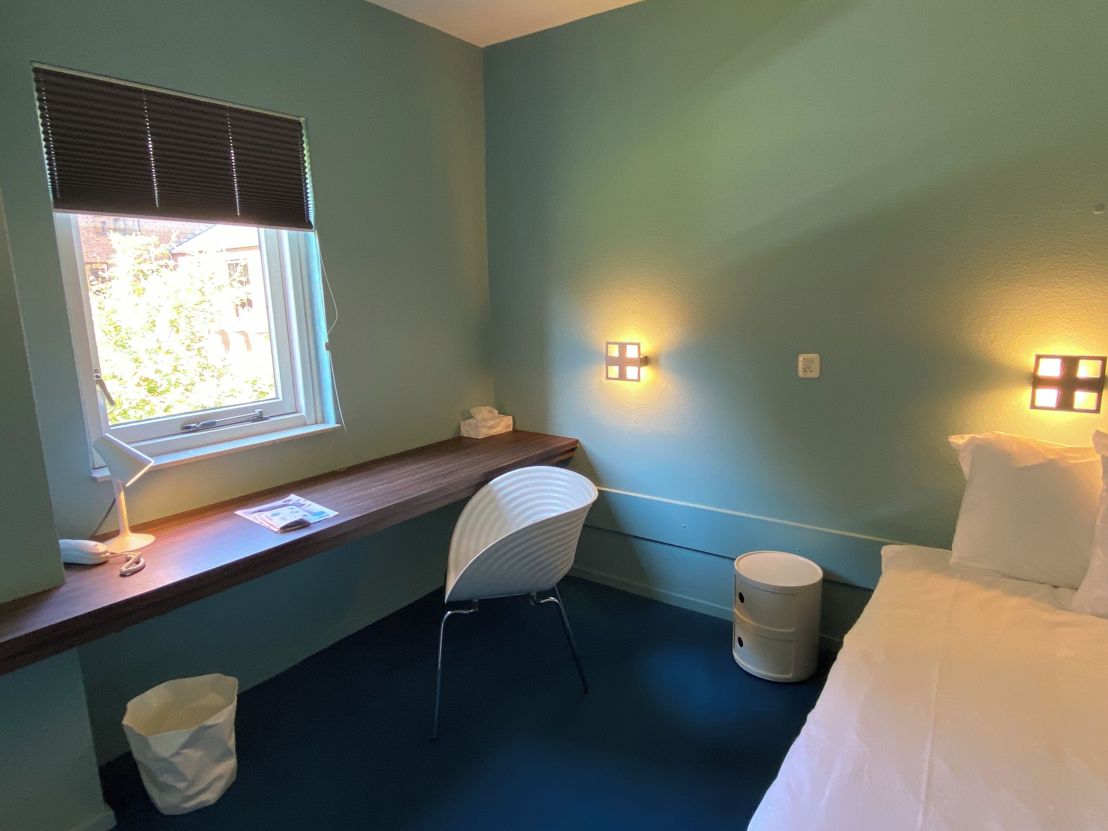 single room, 1 large single bed, garden view | blackout curtains, iron/ironing board, free wifi, bed sheets