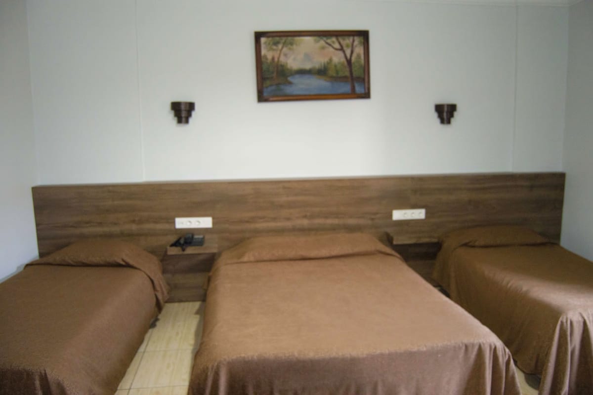 Free minibar items, in-room safe, desk, soundproofing