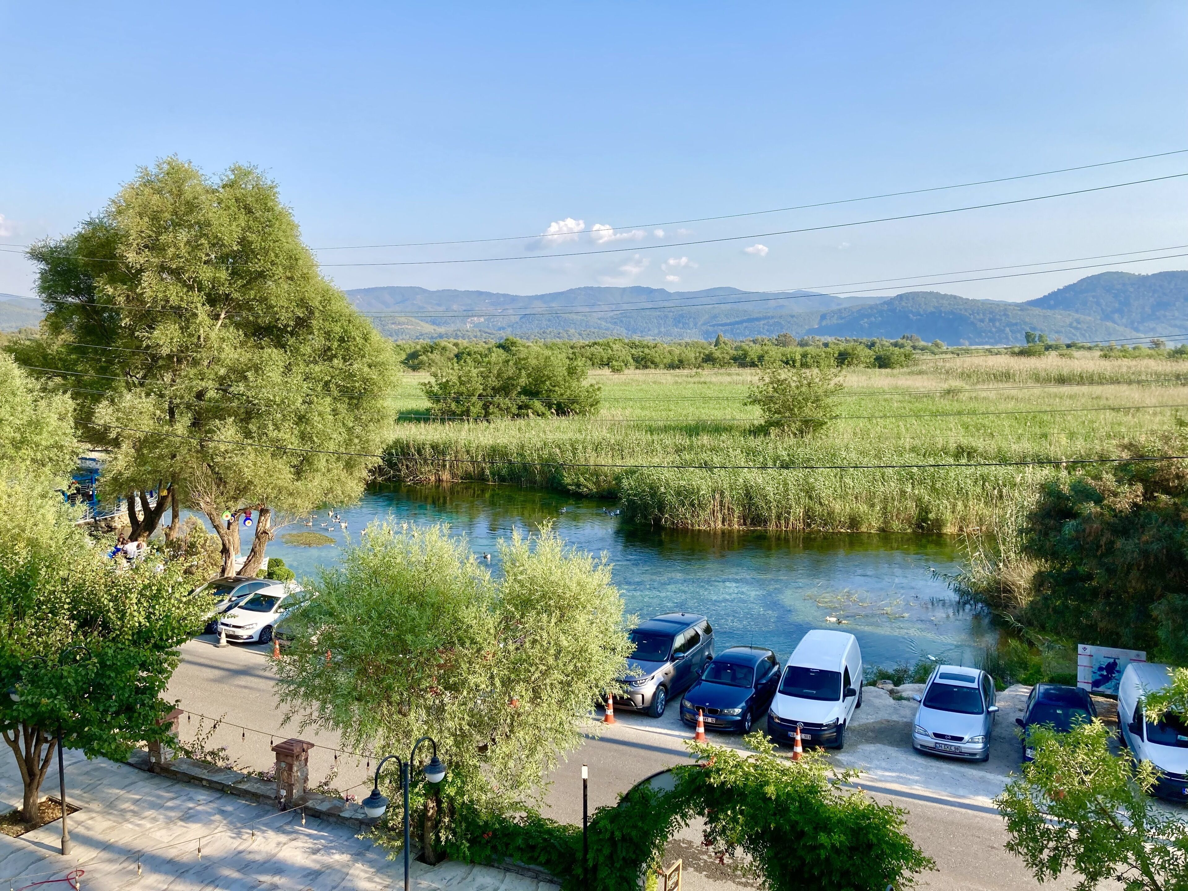 deluxe room, river view | balcony view