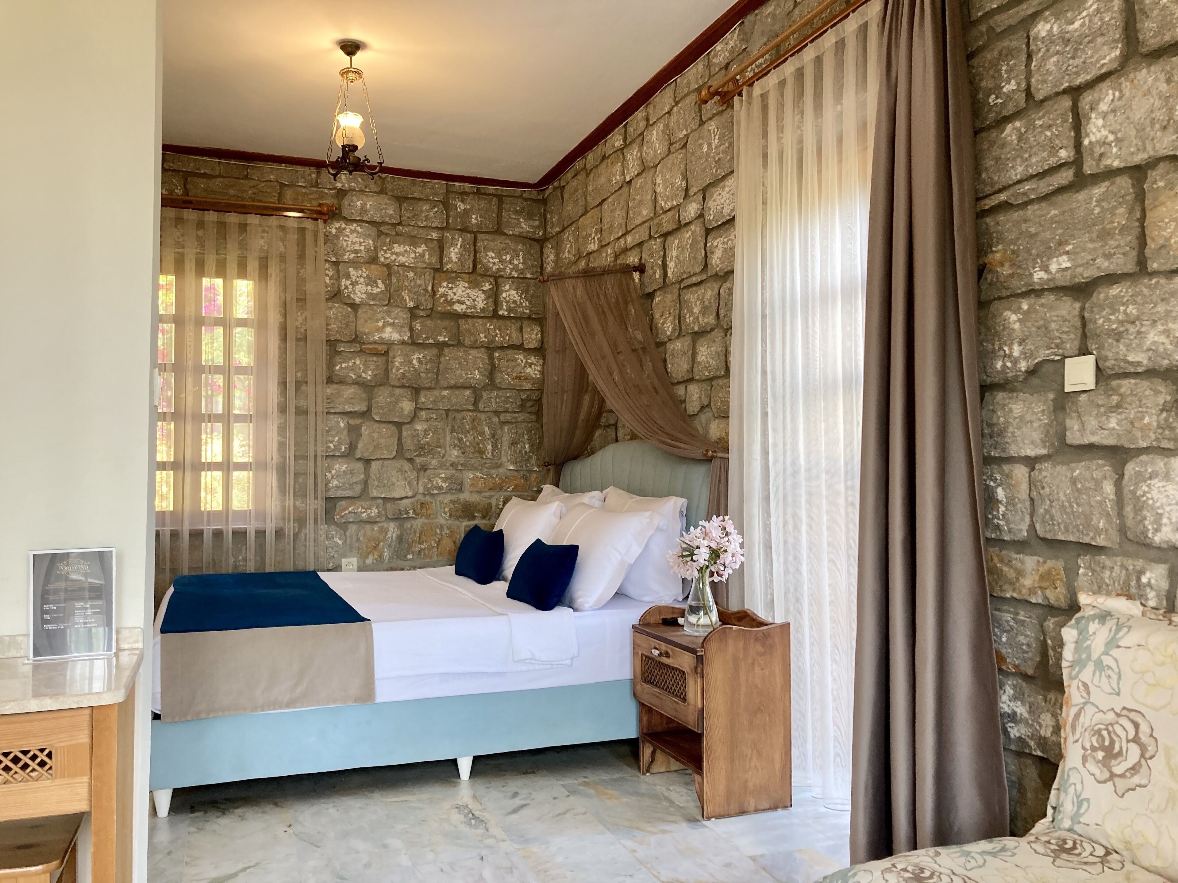 Premium bedding, free minibar items, desk, blackout curtains